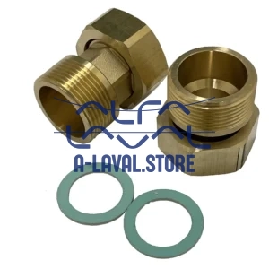 2x ISO G1 1/4" - 1 1/4" Brass. Fits with V24