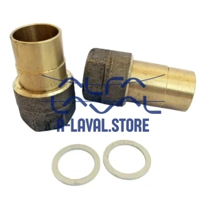 2x ISO G1" CS; d28/D32 Brass