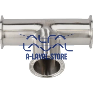 B7MP-1 1/2-304-7 TC EQUAL TEE, POLISHED ID/OD