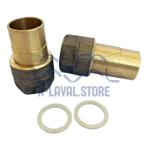 2x ISO G1" CS; d28/D32 Brass