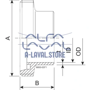 MALE SC DN65 HSF0 1.4307