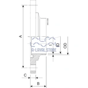 FLANGE PN10 DN65 HSF0 1.4404