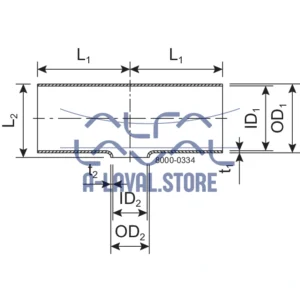 TEE-RED 63.5-51-POL-316L