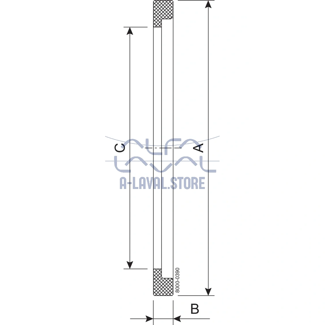 GASKET FLANGE 25 FPM