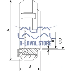 COMPL.UNION SMS W NBR 316L 32