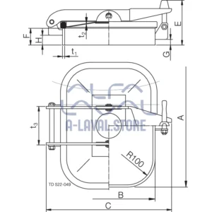 INSPECTION PORT R-332X440-060