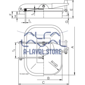 INSPECTION PORT R-332X440-100