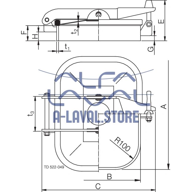 INSPECTION PORT R-332X440-100