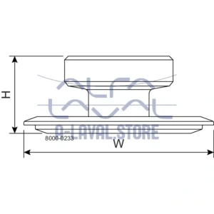 BLIND PLATE AVH 6" DN 65