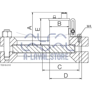 SIGHT GLASS DN 150   W/MINI