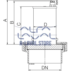 SIGHT GLASS UNION W/MINIVISION
