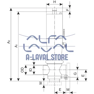 VALVE SMP-BC W DN50 30 NC NBR