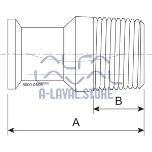 21MP-3/4 X 1/4-316L-PL
