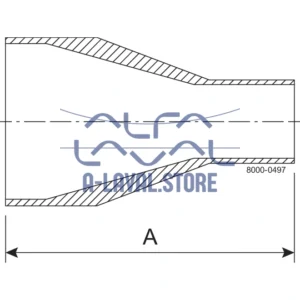 B31S-1 1/2 X 1-316L-PM