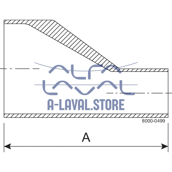 B32S-3/4 X 1/2-316L-PL