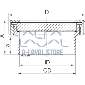 UNION SIGHTGLASS DN100 1.4404