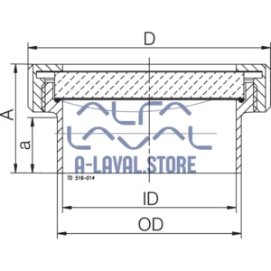 UNION SIGHTGLASS DN125 1.4404